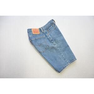 Levi's 505 Denim Jean Shorts Regular Fit Rugged Blue 9" INS Mens Size 31